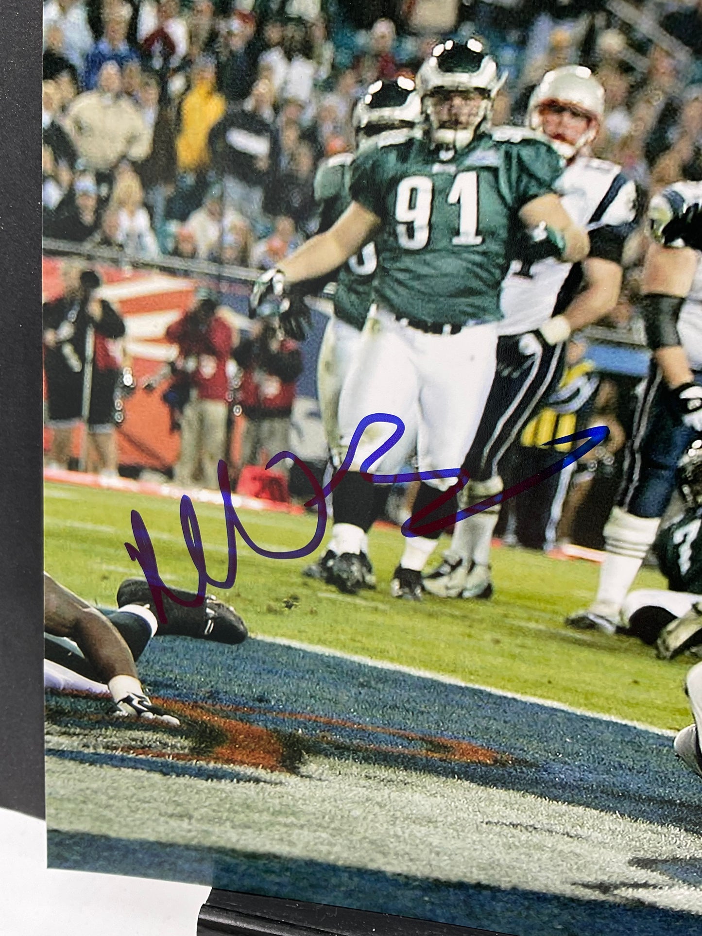 Mike Vrabel New England Patriots signed photo 8x10 ACOA