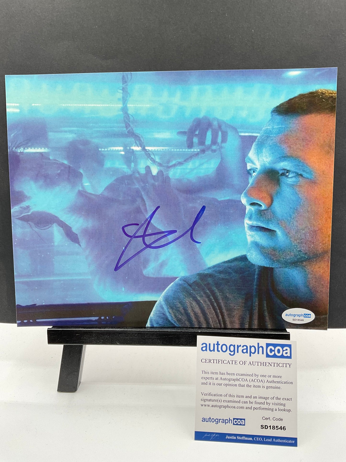 Sam Worthington Avatar signed photo 8x10 ACOA