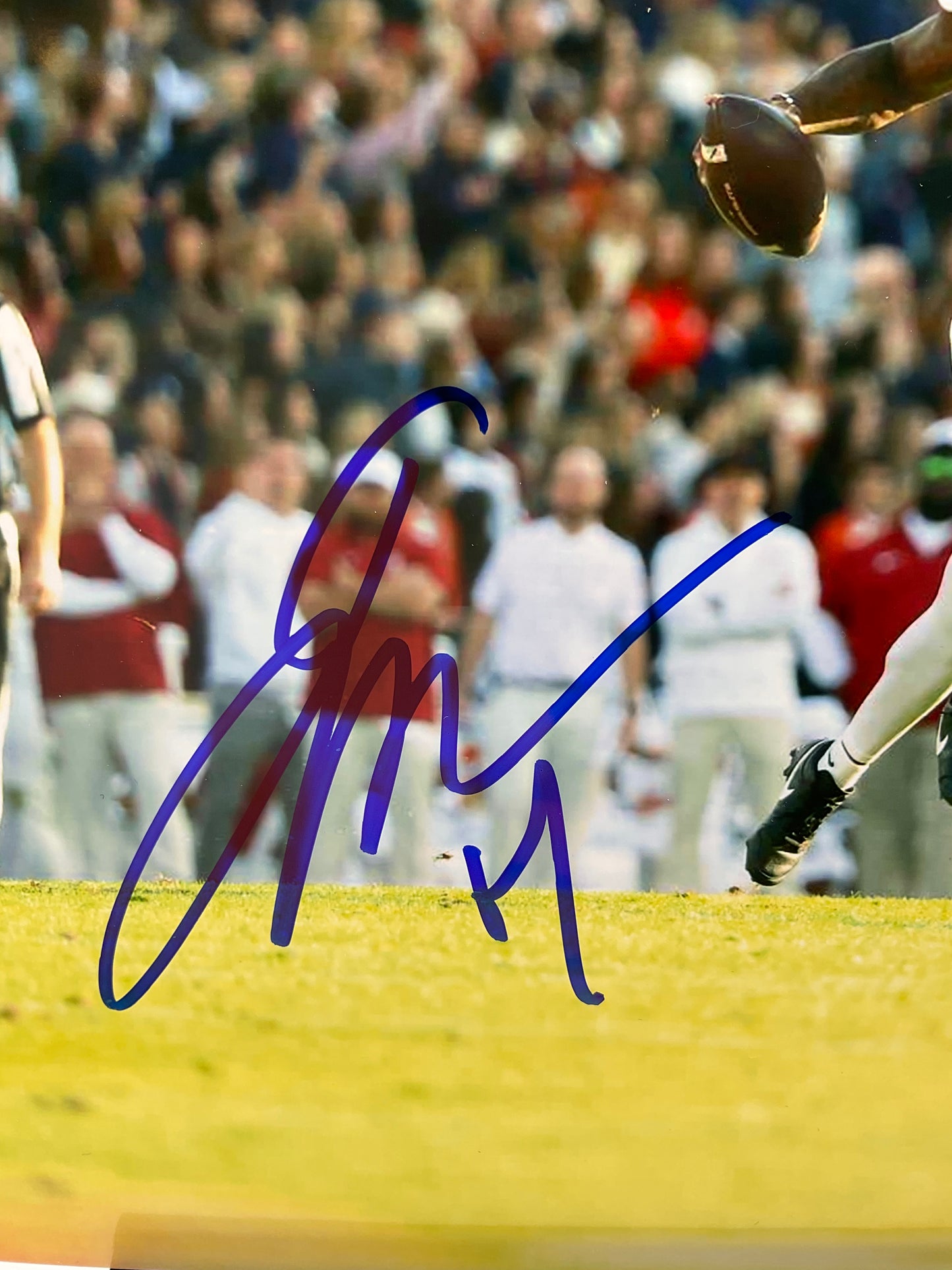Jalen Milroe Alabama signed photo 8x10 Beckett Crimson Tide