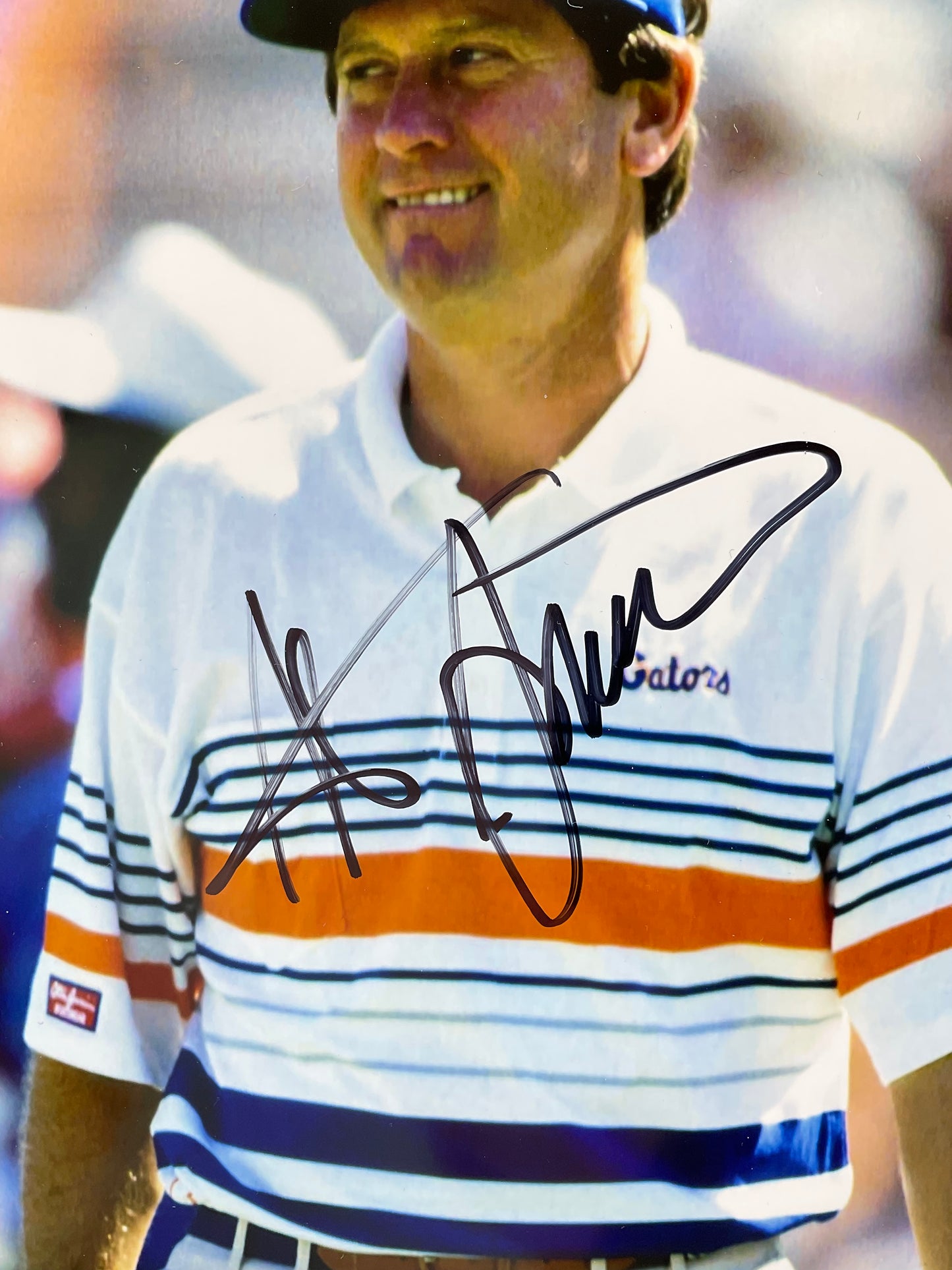 Steve Spurrier Florida Gators signed photo 8x10 Beckett NCAA
