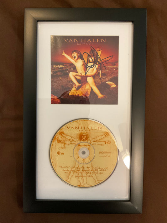 Sammy Hagar Van Halen signed CD Beckett Balance Framed