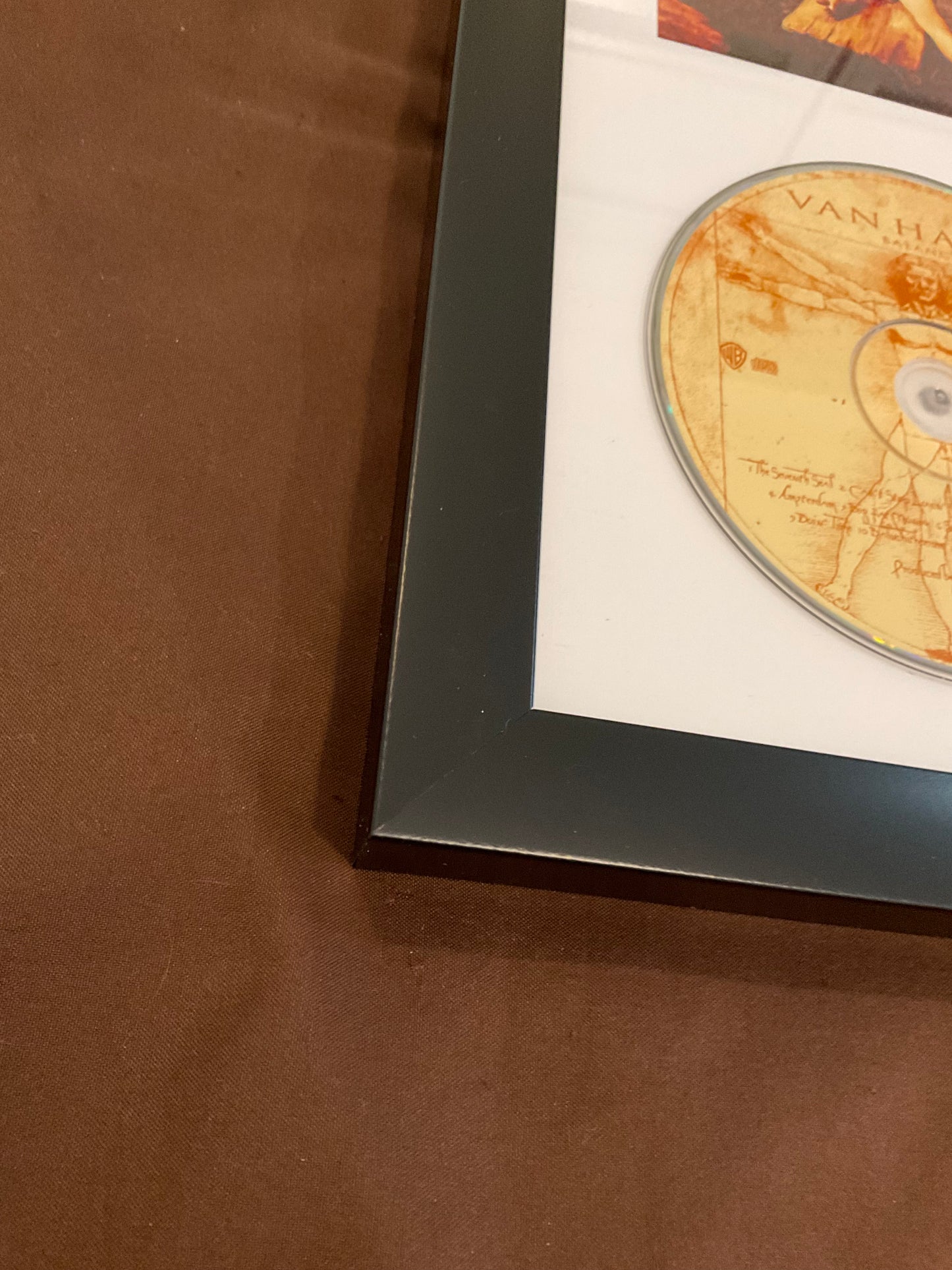 Sammy Hagar Van Halen signed CD Beckett Balance Framed