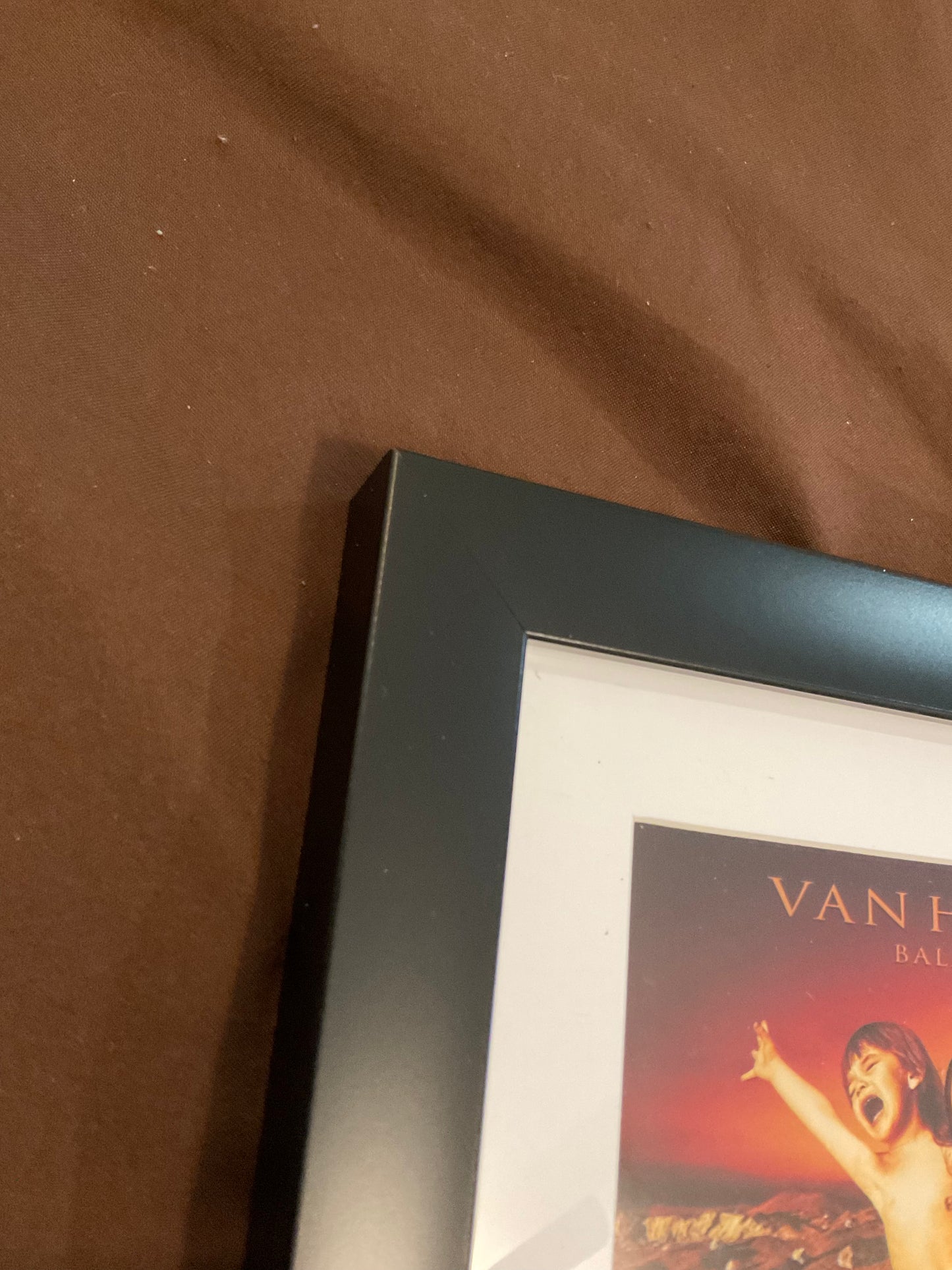 Sammy Hagar Van Halen signed CD Beckett Balance Framed