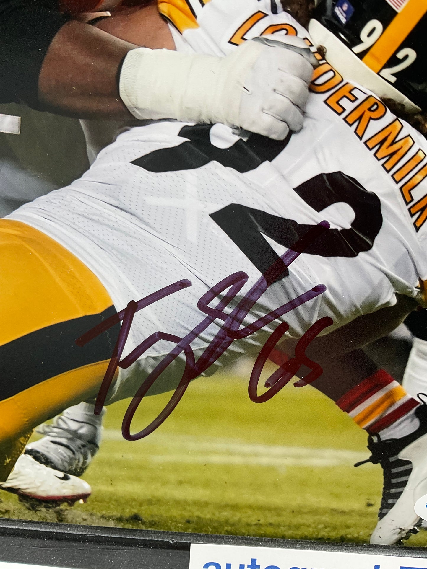 Trey Smith Kansas City Chiefs signed photo 8x10 ACOA NFL