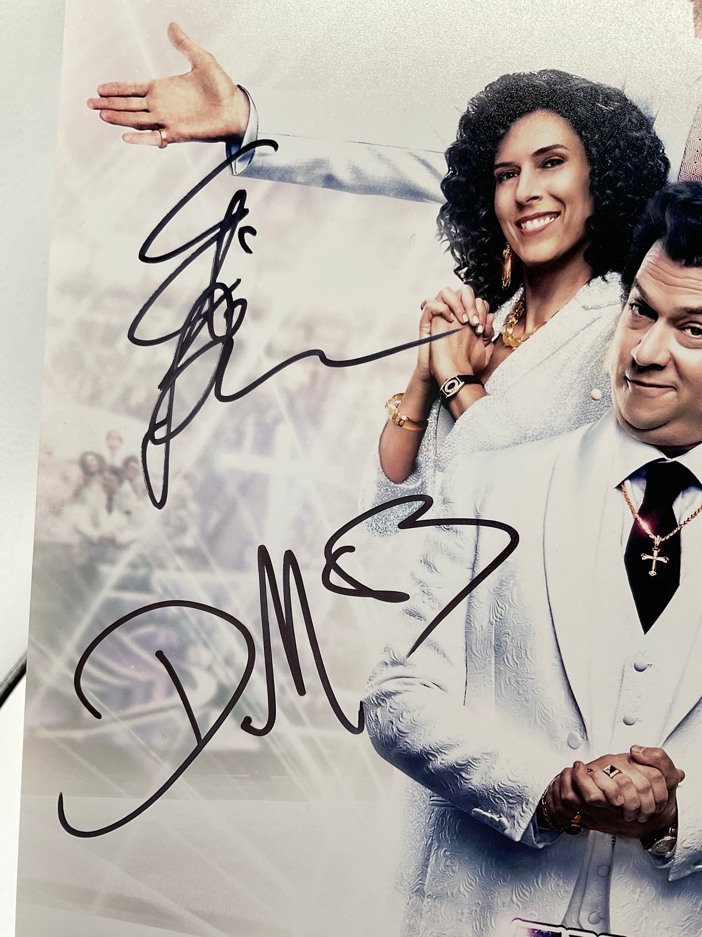 Righteous Gemstones cast signed photo ACOA Goodman, McBride, Patterson, Devine