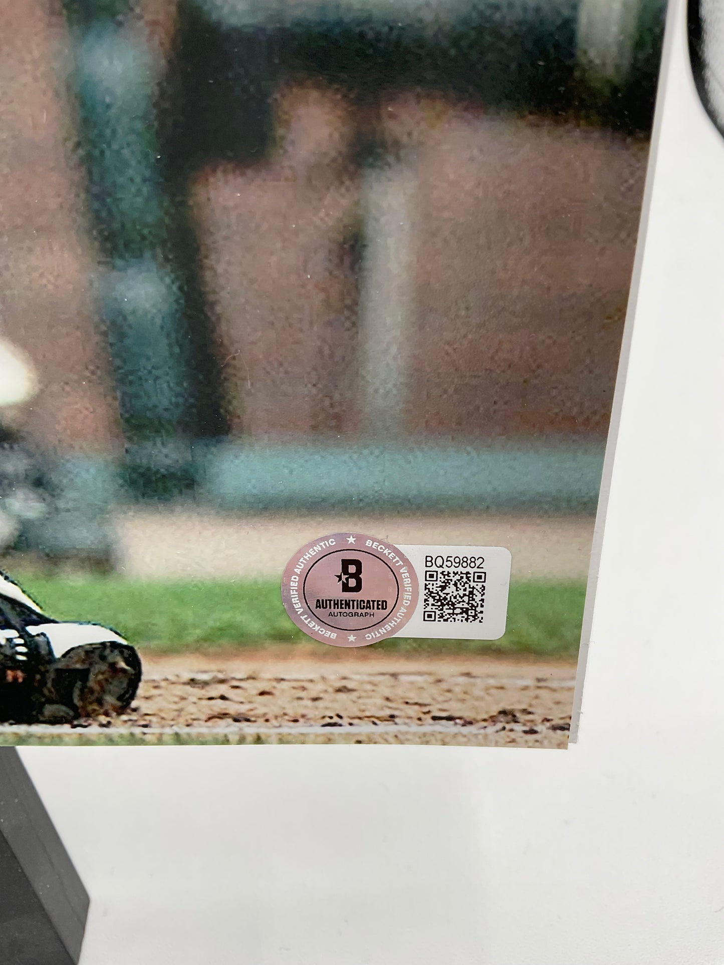 Barry Bonds Giants signed photo 11x14 Beckett Inscription