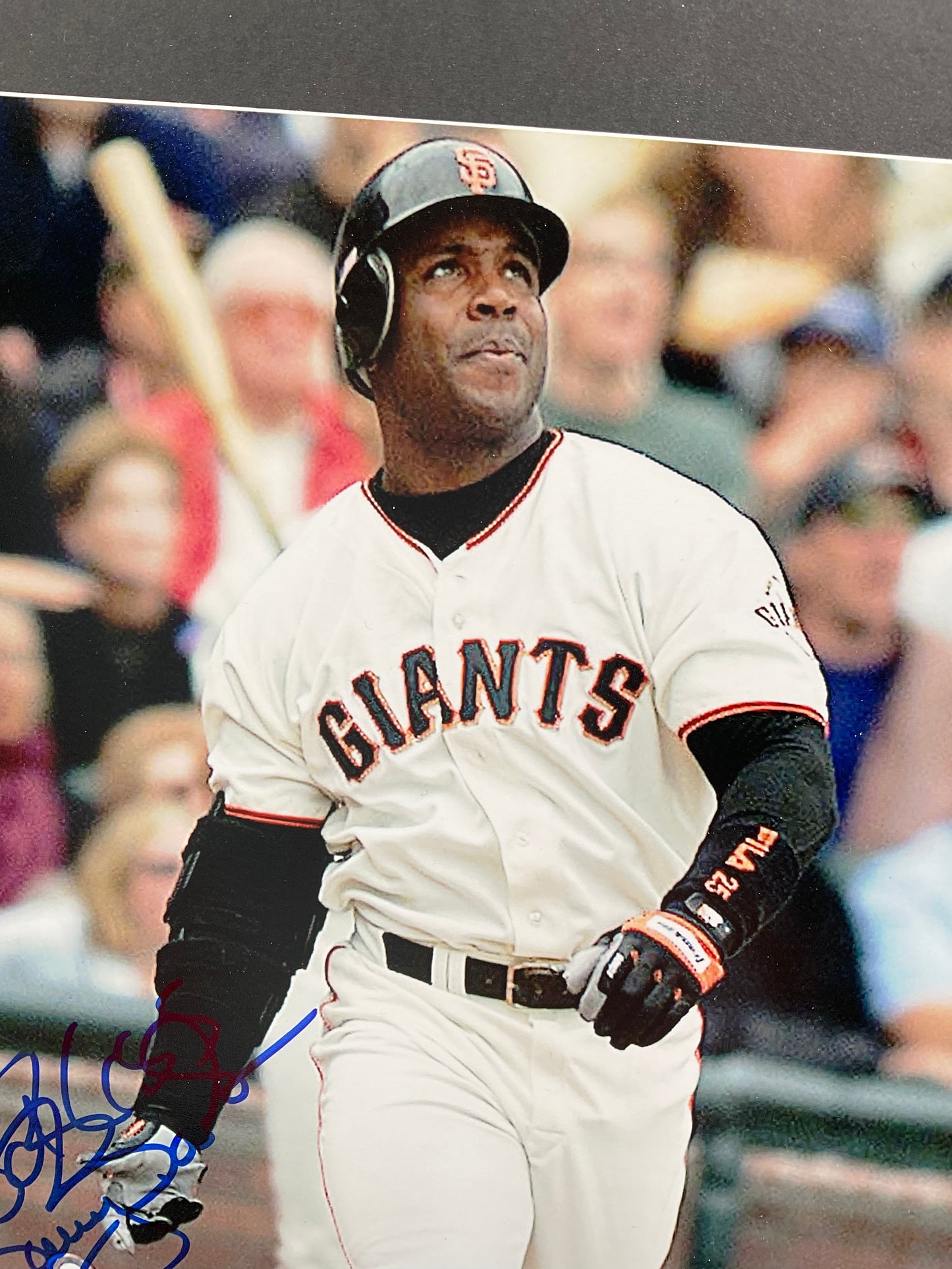 Barry Bonds Giants signed photo 11x14 Beckett Inscription