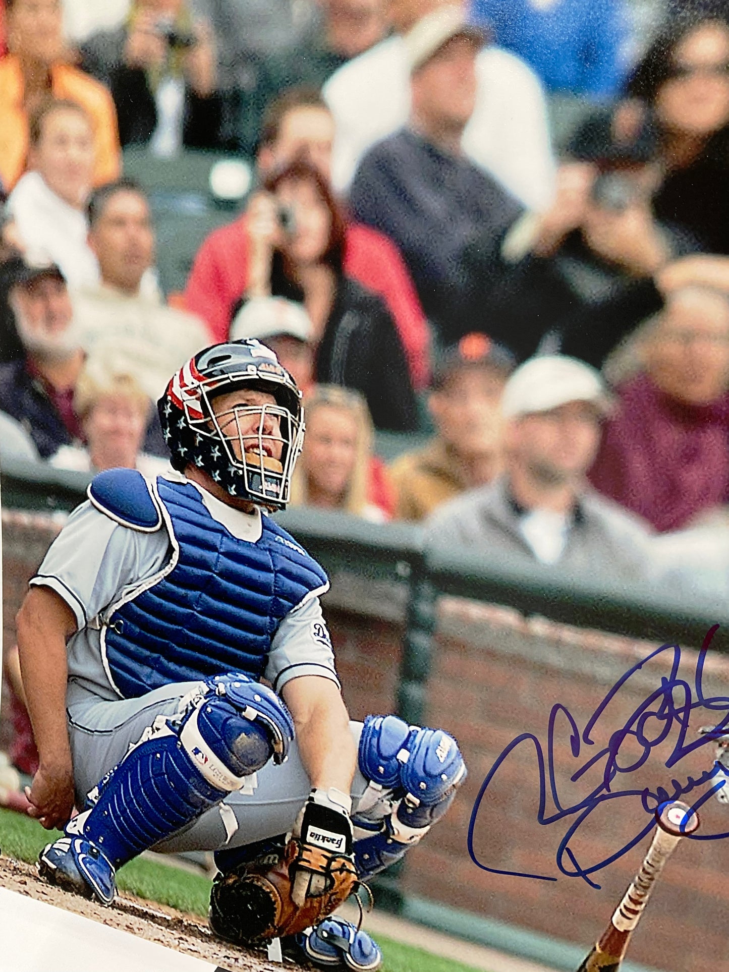 Barry Bonds Giants signed photo 11x14 Beckett Inscription