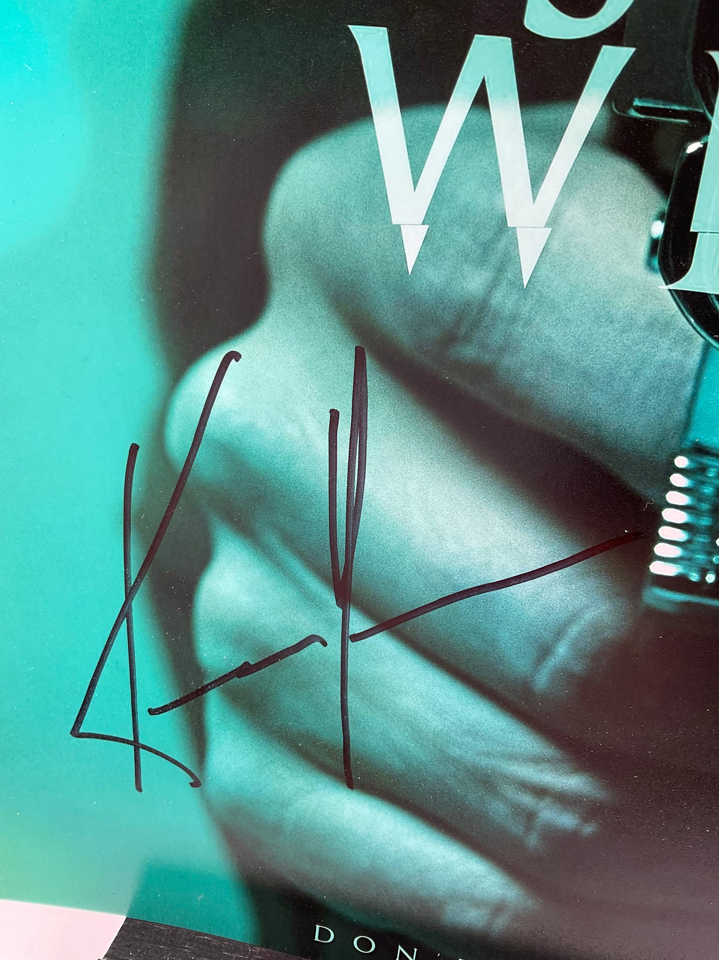 Keanu Reeves John Wick signed photo 11x14 Beckett Inscription