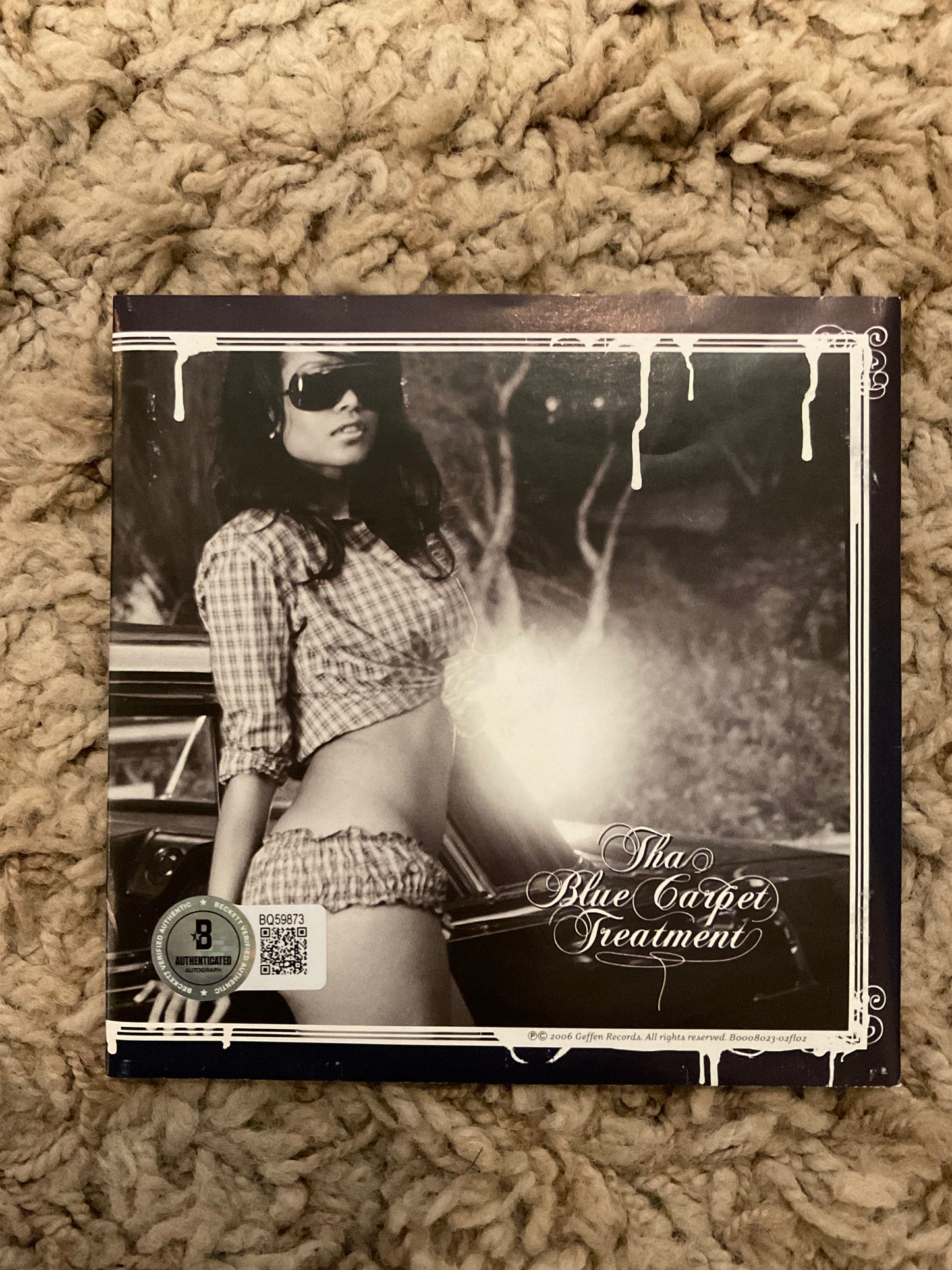 Snoop Dogg Tha Blue Carpet Treatment signed CD Beckett Rap