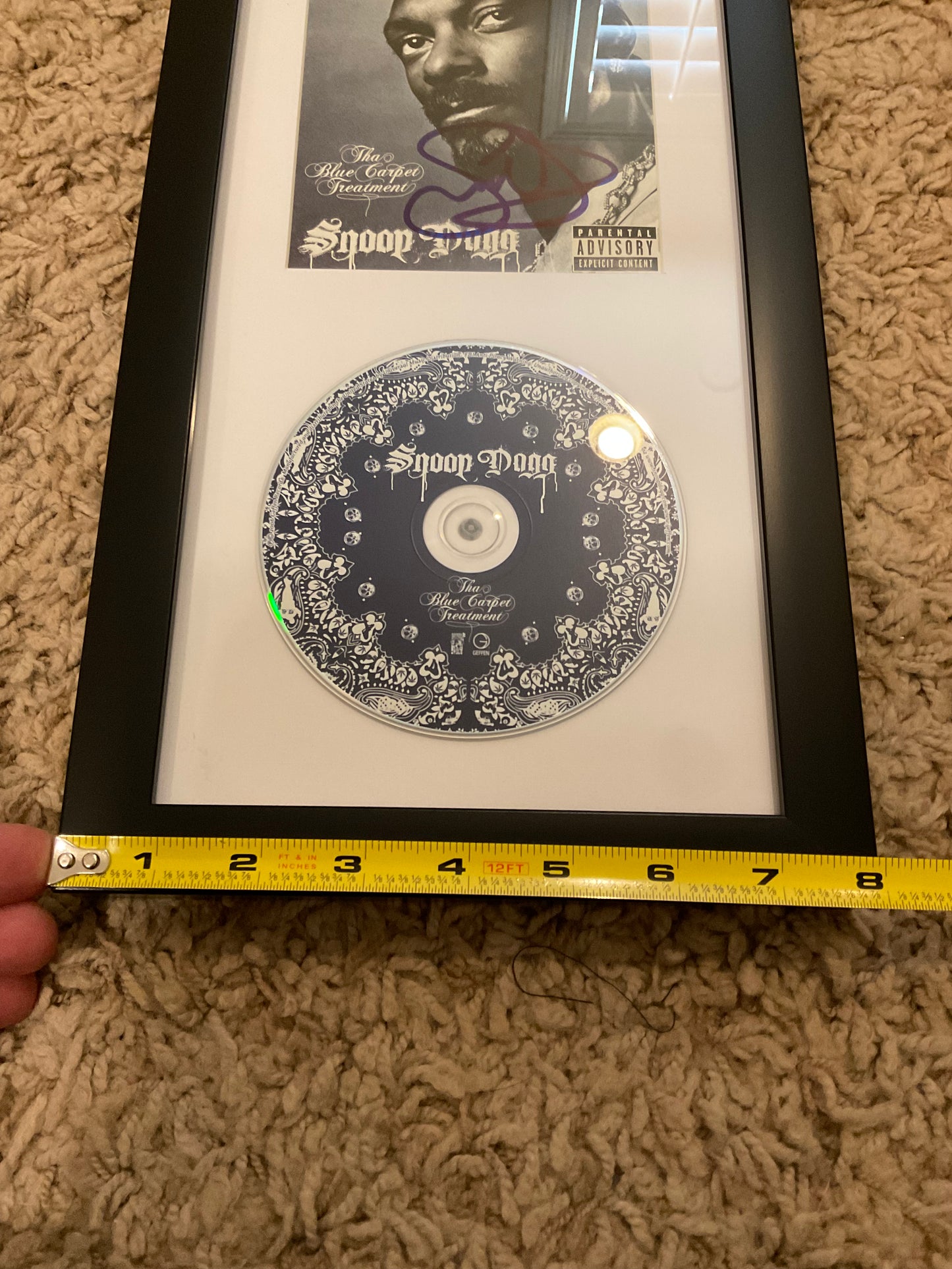 Snoop Dogg Tha Blue Carpet Treatment signed CD Beckett Rap