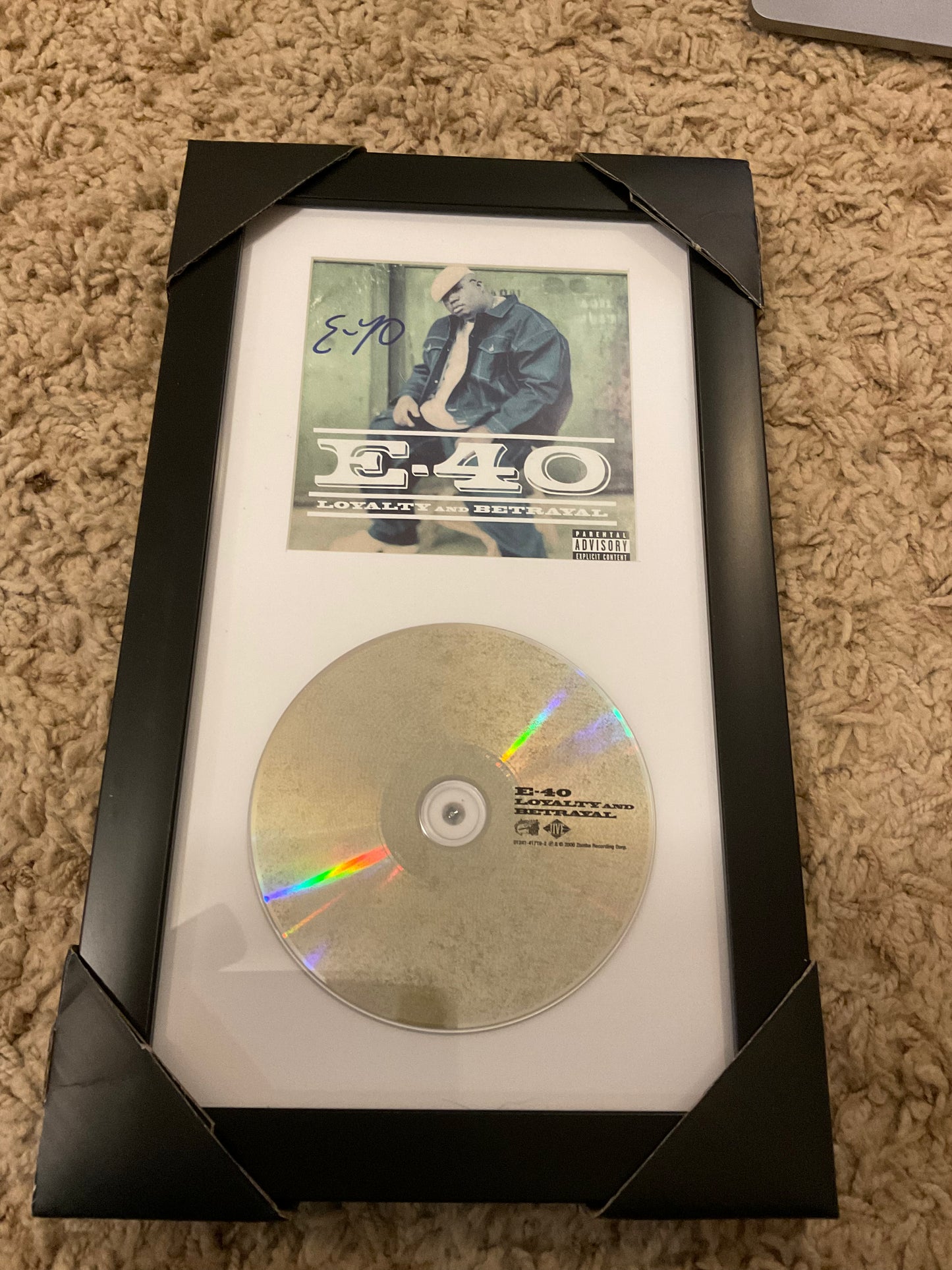 E-40 Loyalty and Betrayal signed CD Beckett Rap