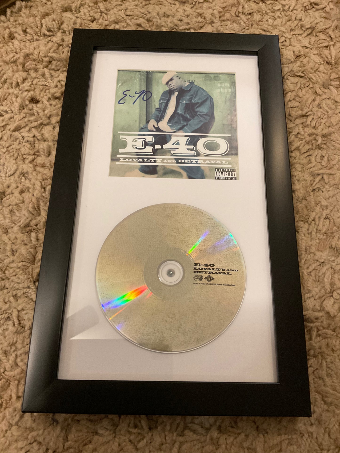 E-40 Loyalty and Betrayal signed CD Beckett Rap