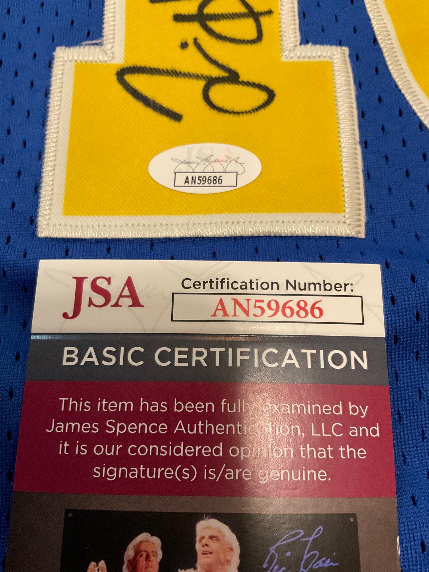 Tim Hardaway Golden State Warriors signed Jersey JSA