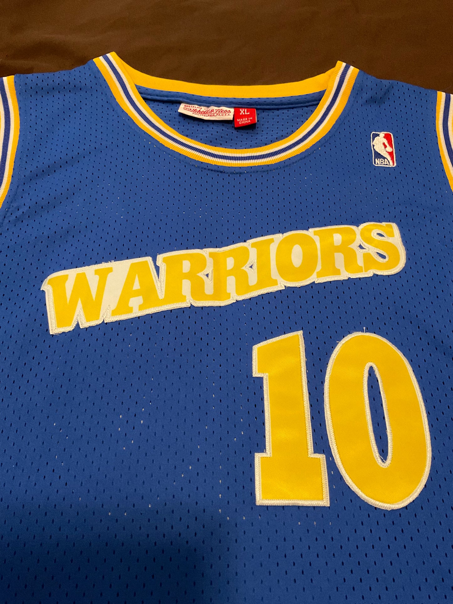 Tim Hardaway Golden State Warriors signed Jersey JSA