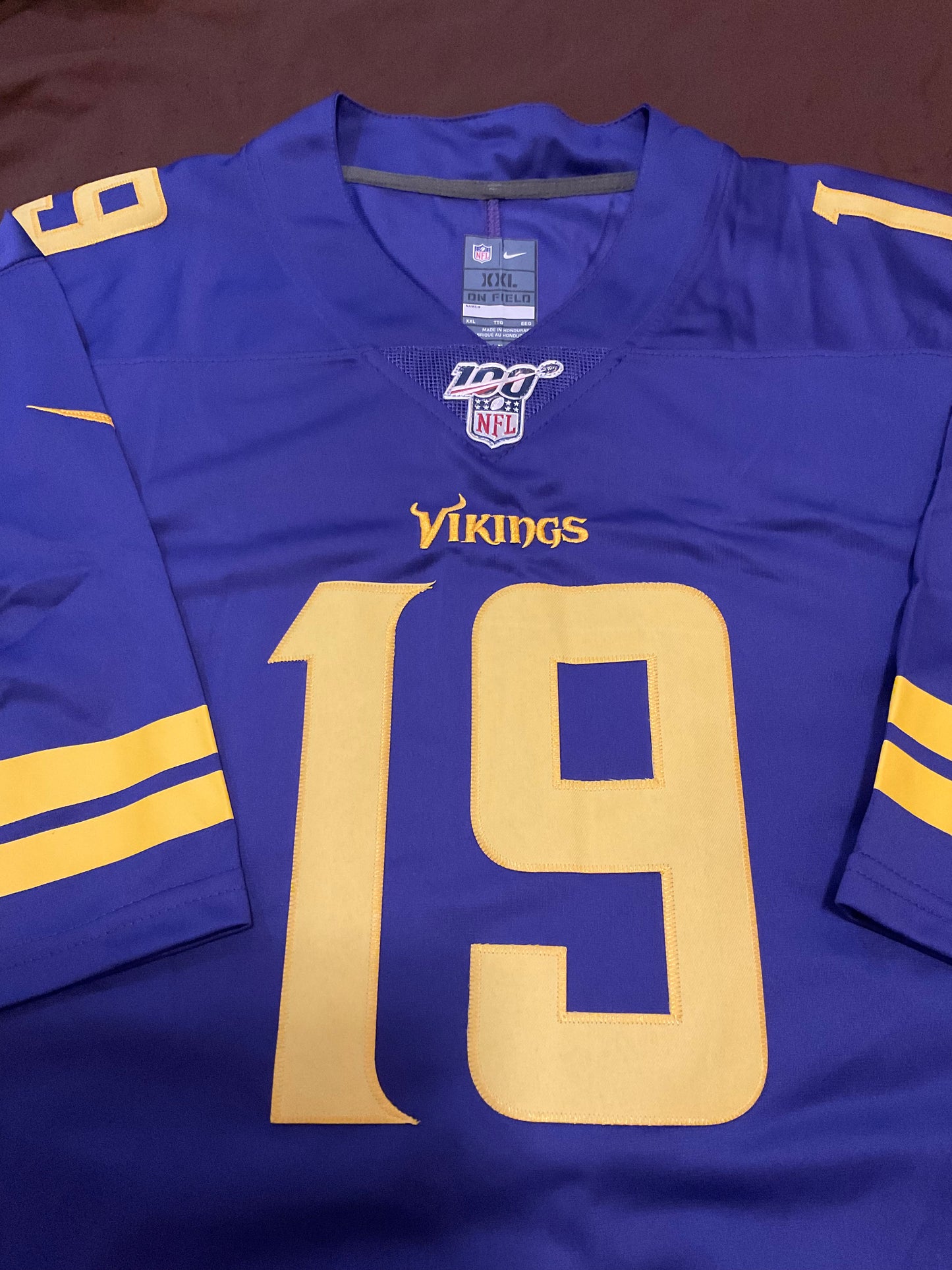 Adam Thielen Minnesota Vikings signed Jersey XXL JSA