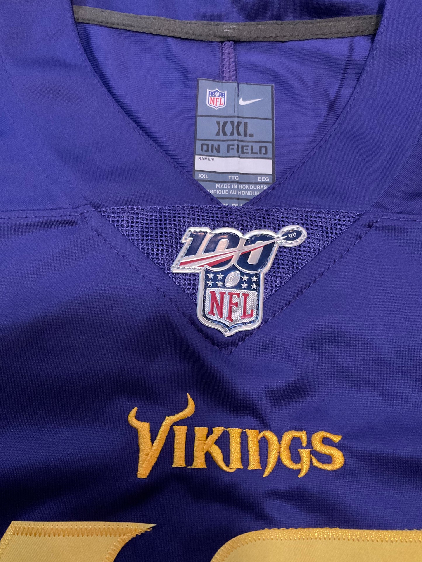 Adam Thielen Minnesota Vikings signed Jersey XXL JSA