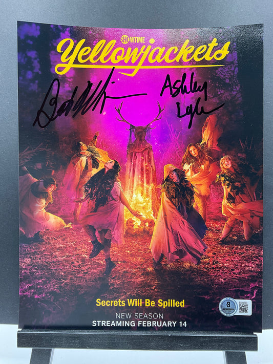 Yellowjackets signed Photo 8x10 Beckett Bart Nickerson and Ashley Lyle Creators