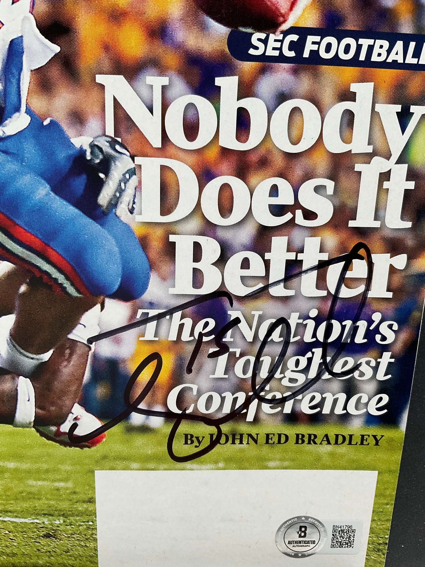 Tim Tebow Florida Gators signed Sports Illustrated NCAA Beckett NL