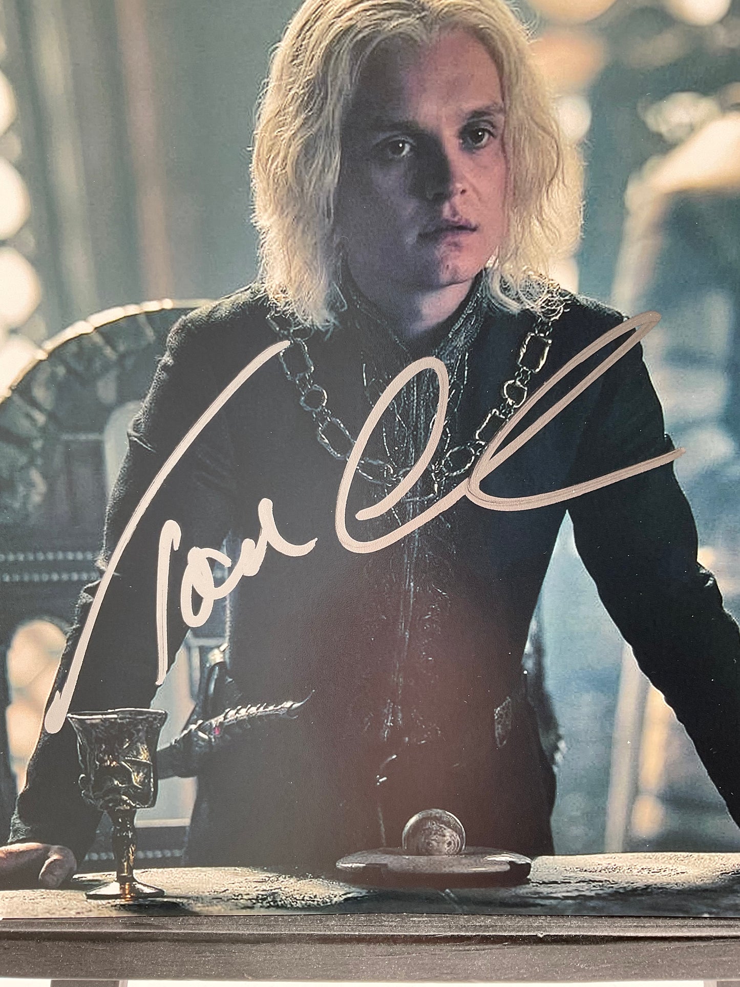 Tom Glynn Carney House of the Dragon signed Photo 8x10 Beckett