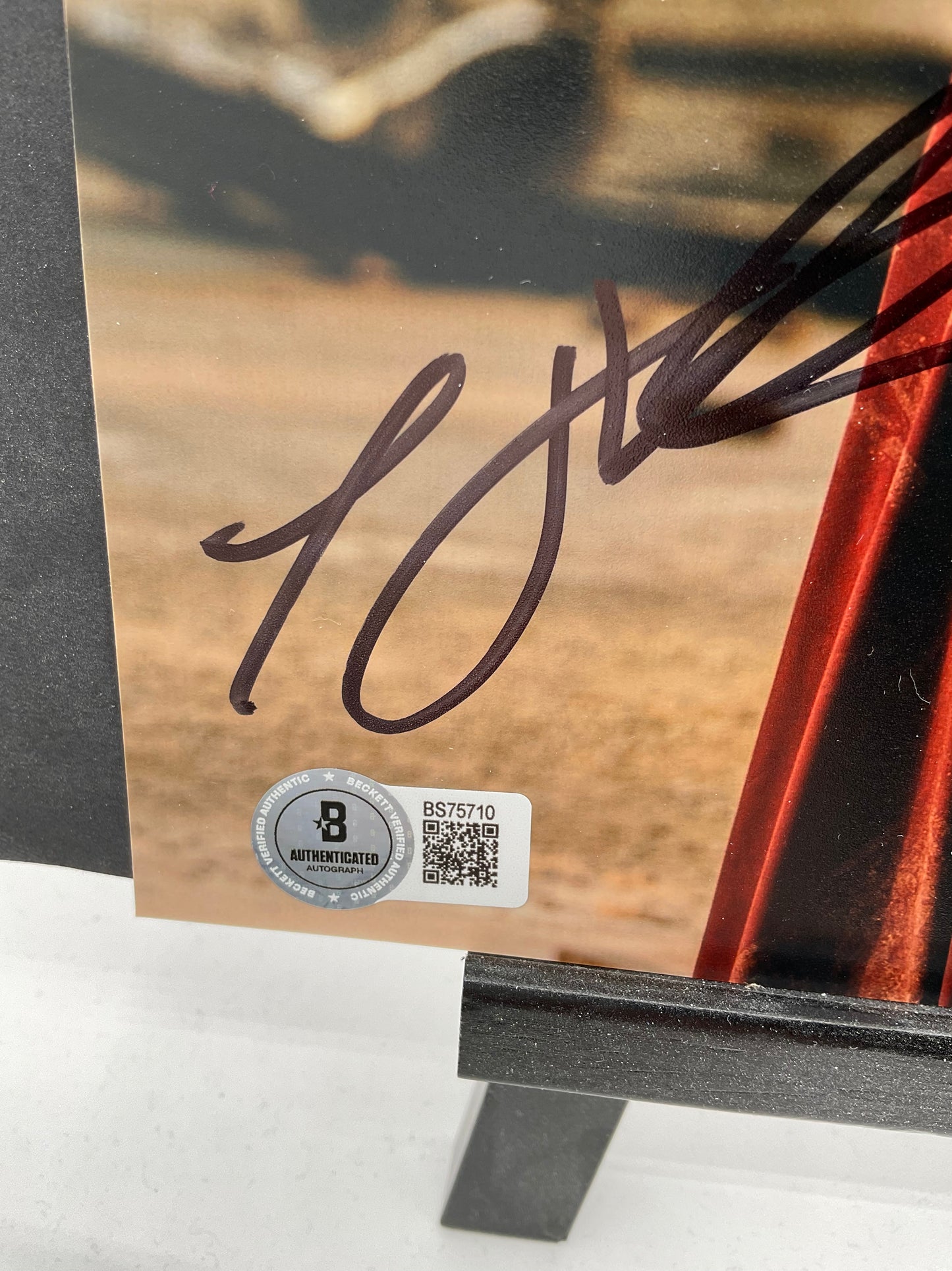 Tyler Hoechlin Superman signed Photo 8x10 Beckett Bitsie Tulloch Inscription