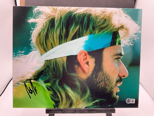 Andre Agassi Tennis signed photo 11x14 Beckett