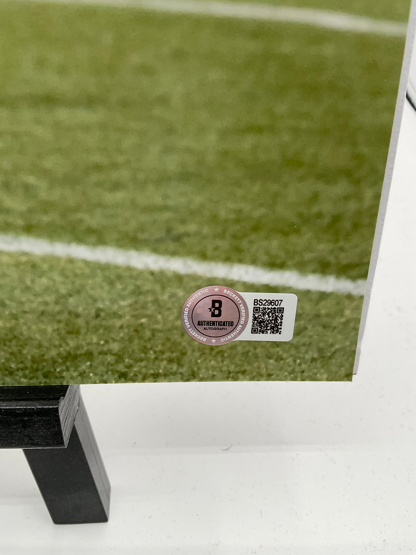 Calvin Johnson Lions signed photo 11x14 Beckett NFL