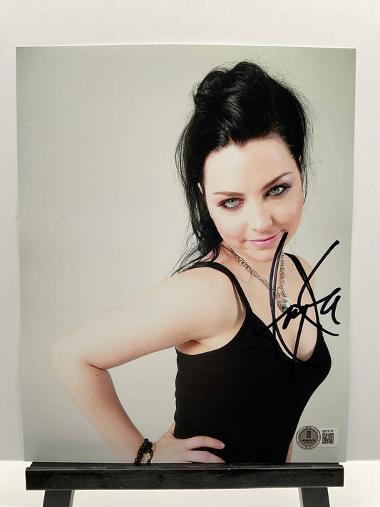 Amy Lee Evanescence signed photo 8x10 Beckett Music
