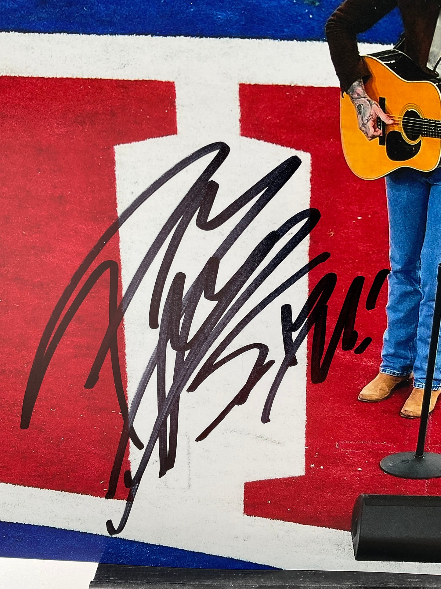 Post Malone Super Bowl signed photo 8x10 Beckett Music