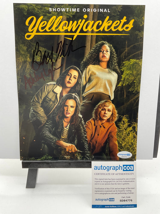 Yellowjackets signed Photo 8x10 ACOA Bart Nickerson and Ashley Lyle Creators