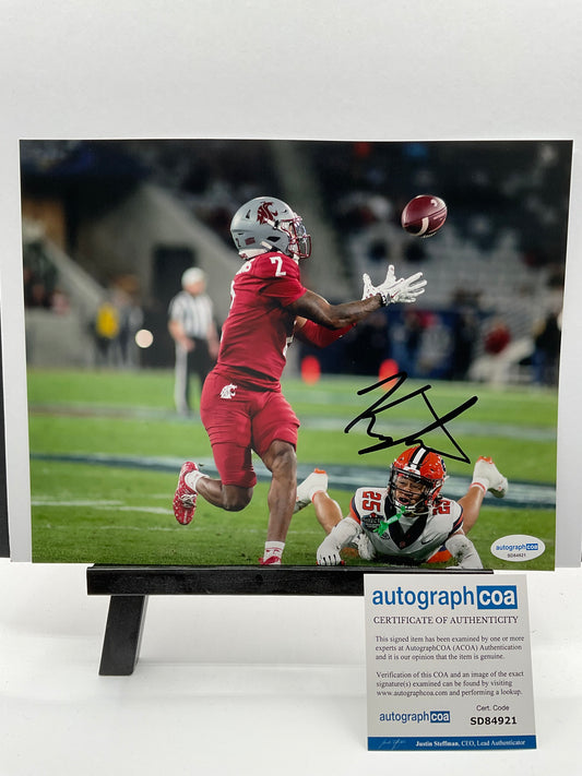 Kyle Williams Washington State signed photo 8x10 ACOA NFL New England Patriots