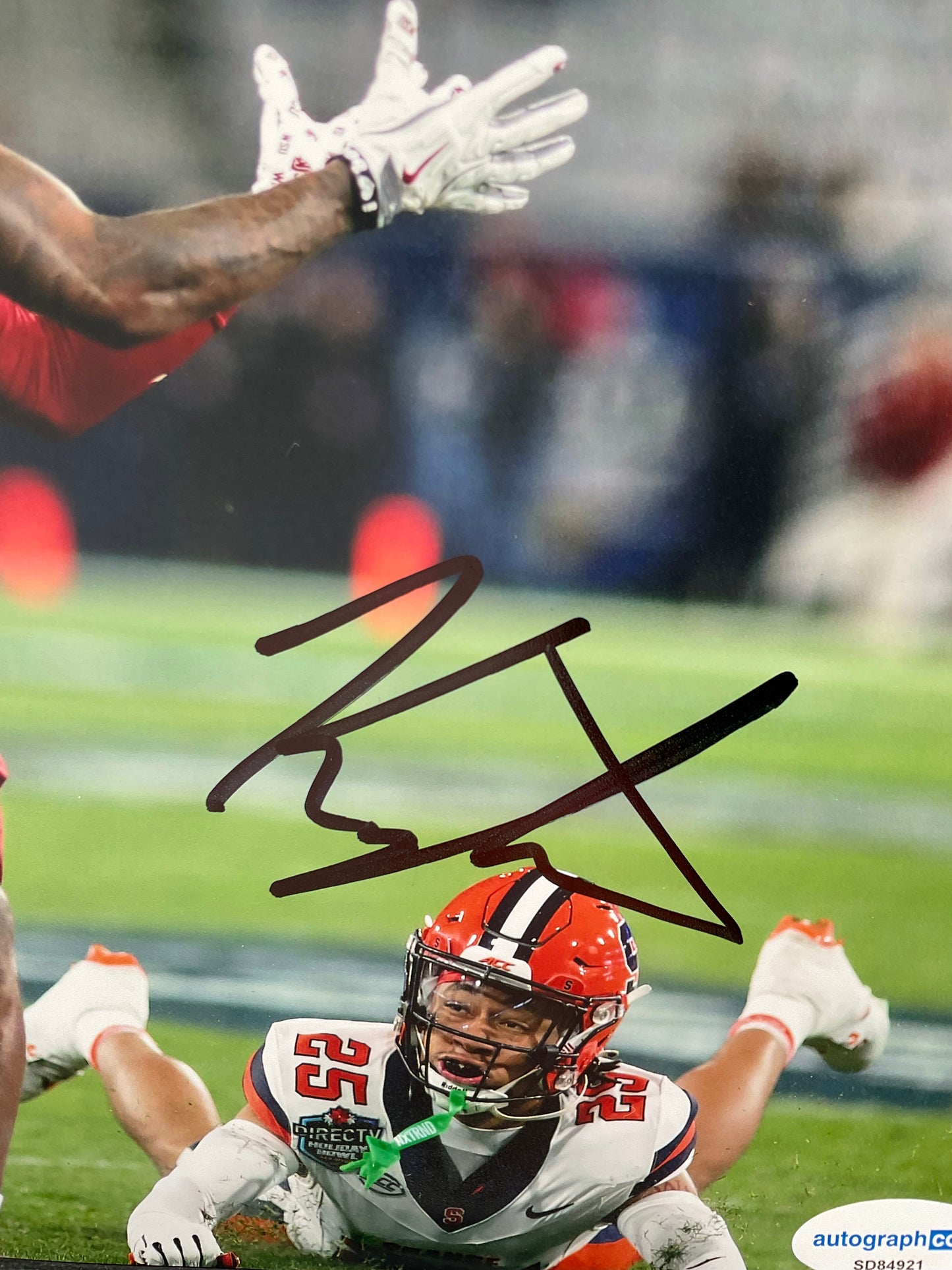 Kyle Williams Washington State signed photo 8x10 ACOA NFL New England Patriots