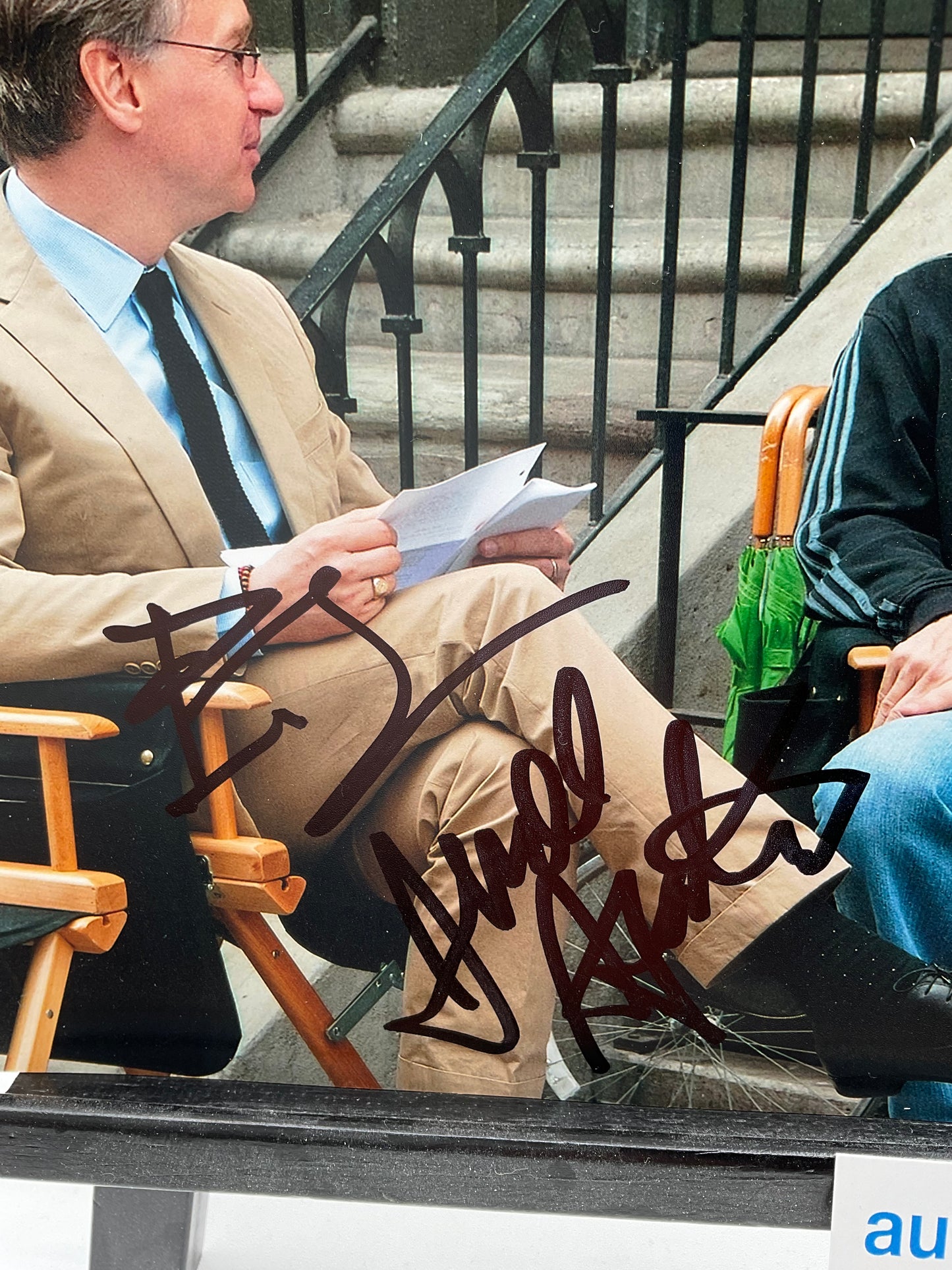 Judd Apatow and Paul Feig signed photo 8x10 ACOA