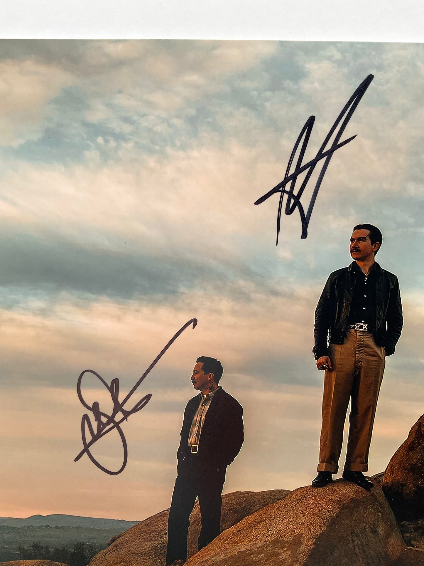 Thee Sacred Souls signed photo 8x10 ACOA Band Signed