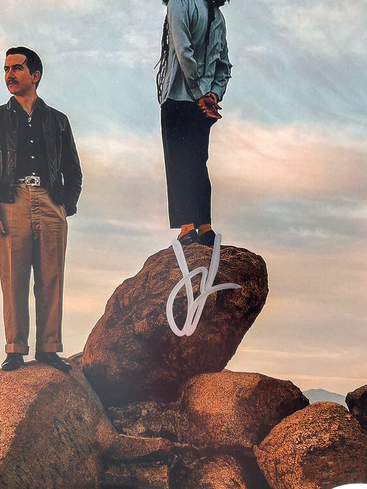 Thee Sacred Souls signed photo 8x10 ACOA Band Signed