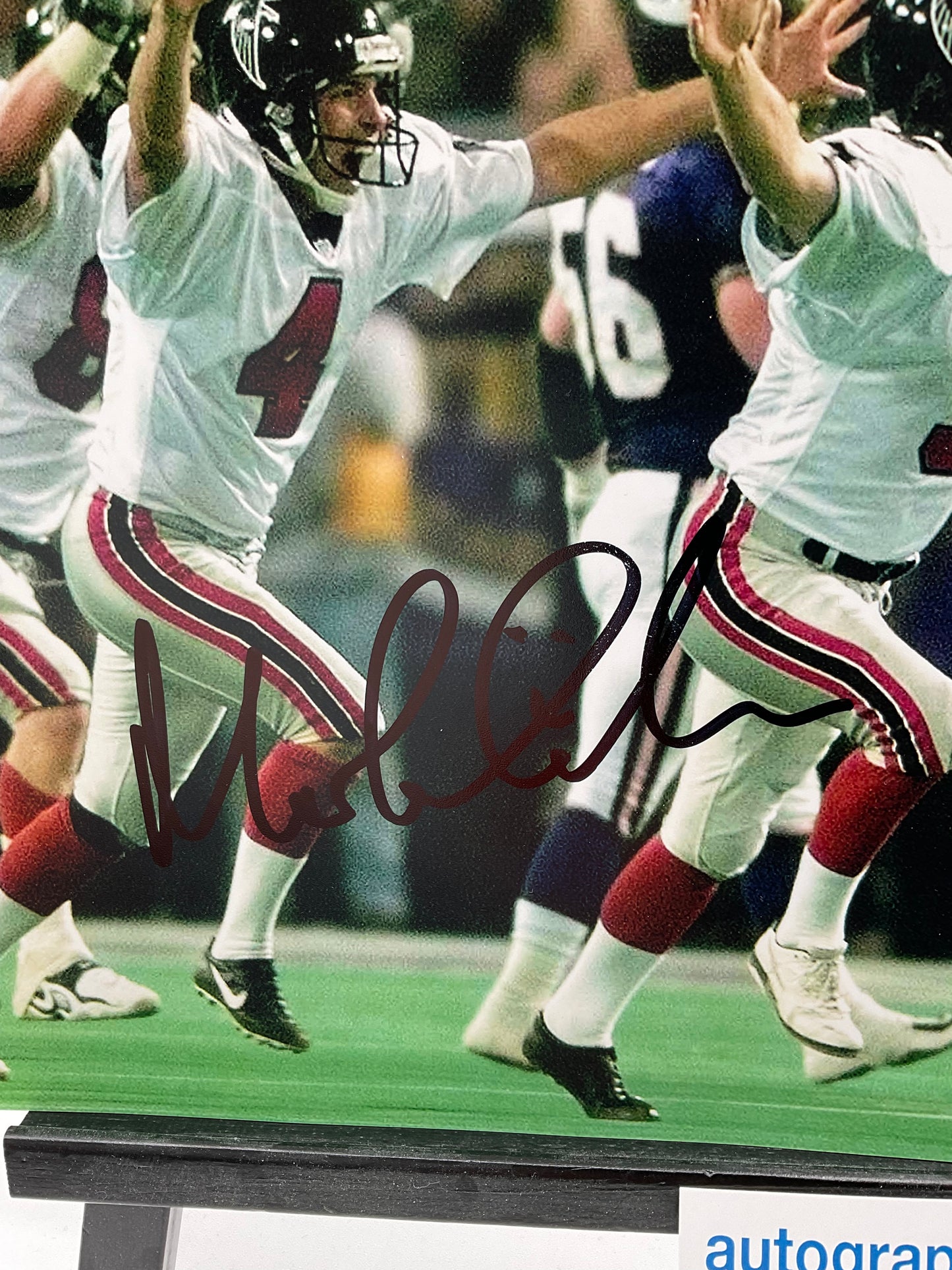 Morten Andersen Atlanta Falcons signed photo 8x10 ACOA NFL