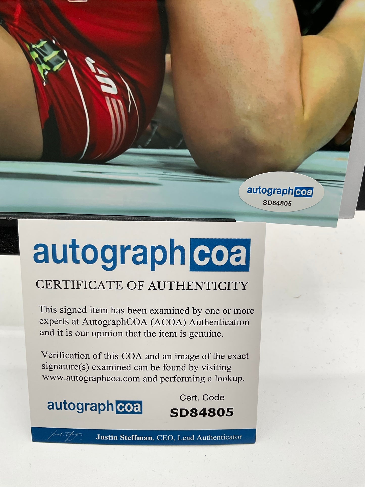Colby Covington UFC signed photo 8x10 ACOA MMA Chaos