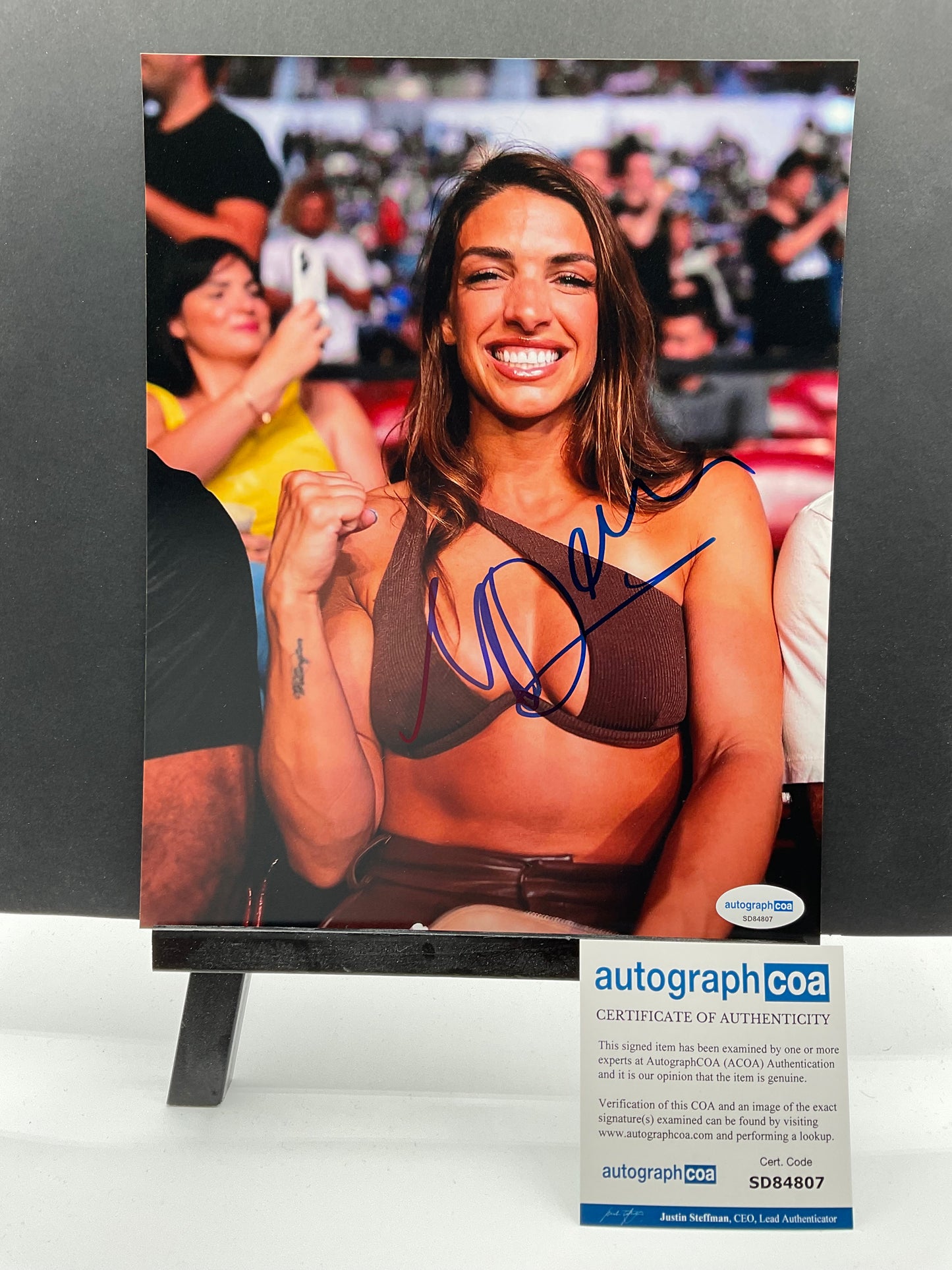 Mackenzie Dern UFC signed photo 8x10 ACOA Sexy