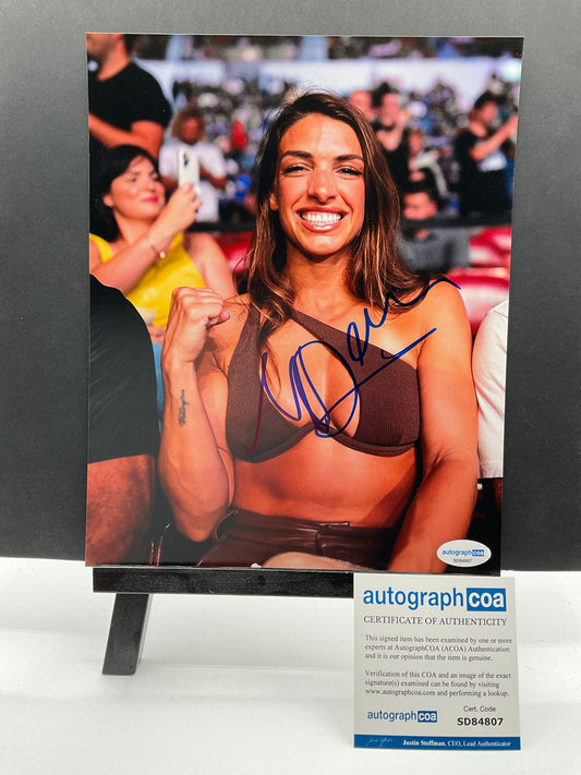 Mackenzie Dern UFC signed photo 8x10 ACOA Sexy