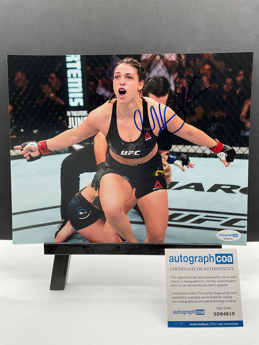 Mackenzie Dern UFC signed photo 8x10 ACOA