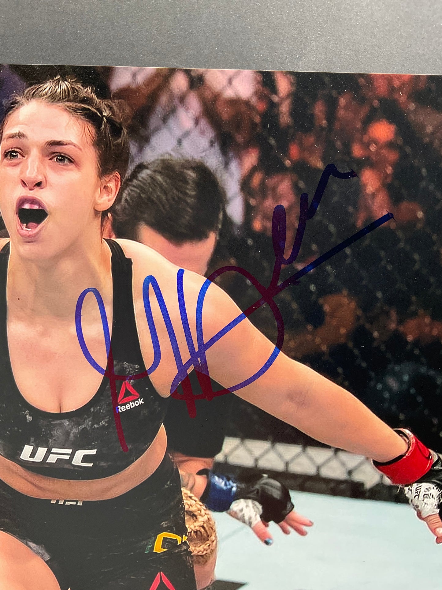 Mackenzie Dern UFC signed photo 8x10 ACOA