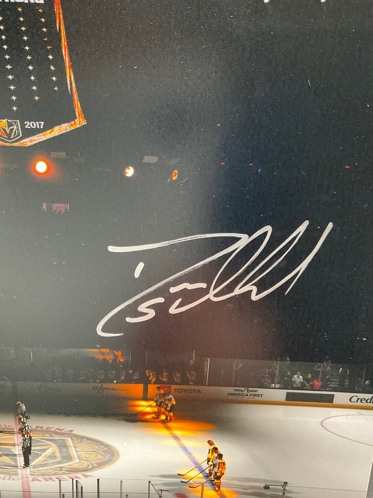 Deryk Engelland Vegas Golden Knights signed photo VGK 8x10 ACOA