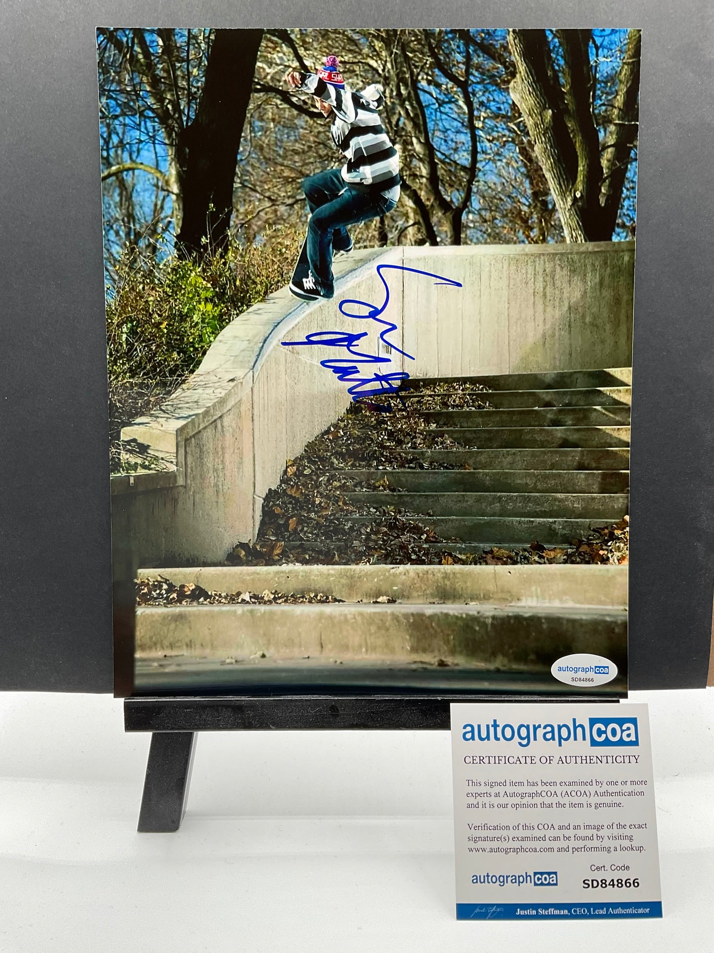 Sean Malto Skateboarding signed photo 8x10 ACOA