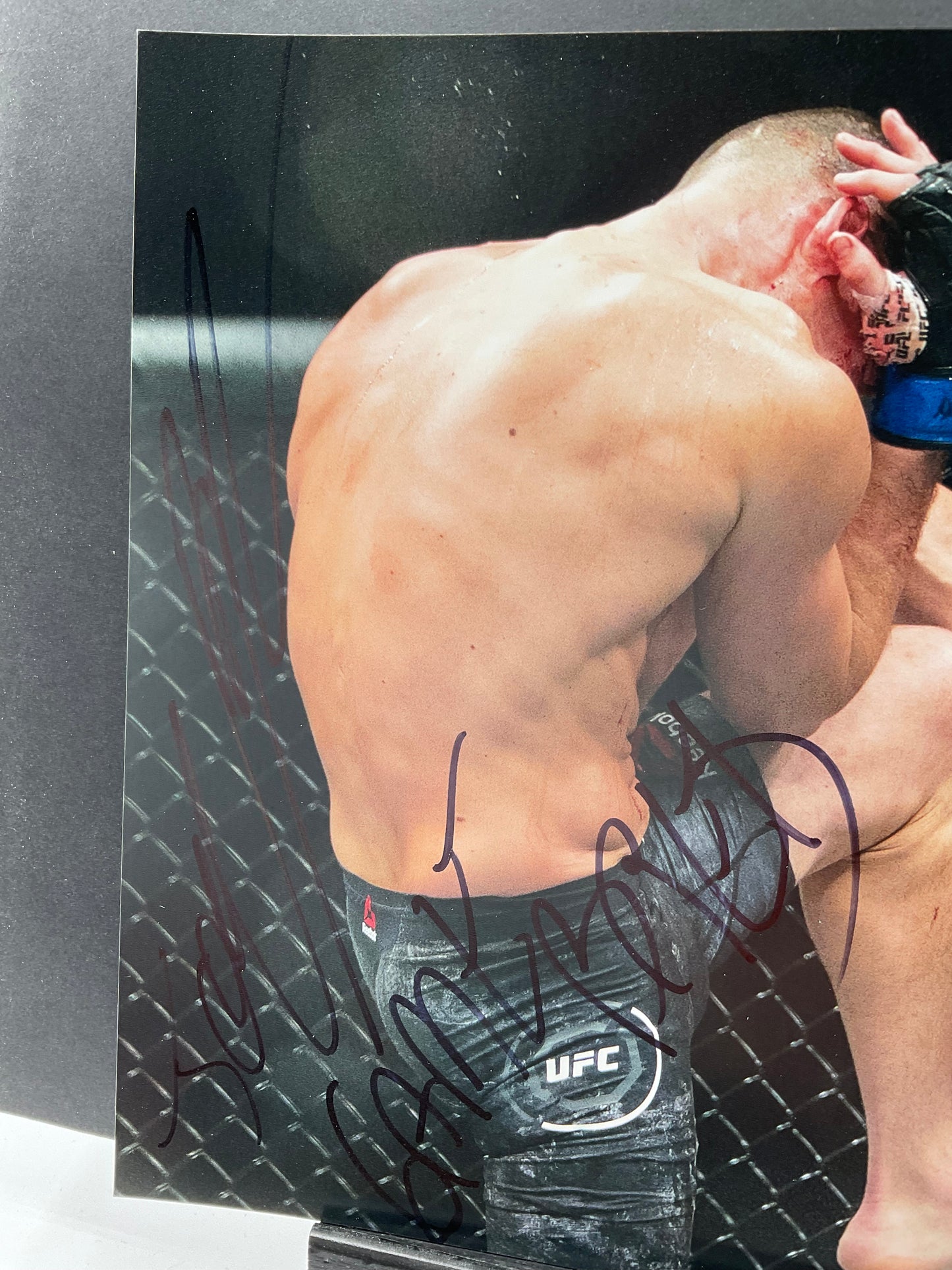 Jorge Masvidal UFC signed photo 8x10 ACOA MMA Gamebred