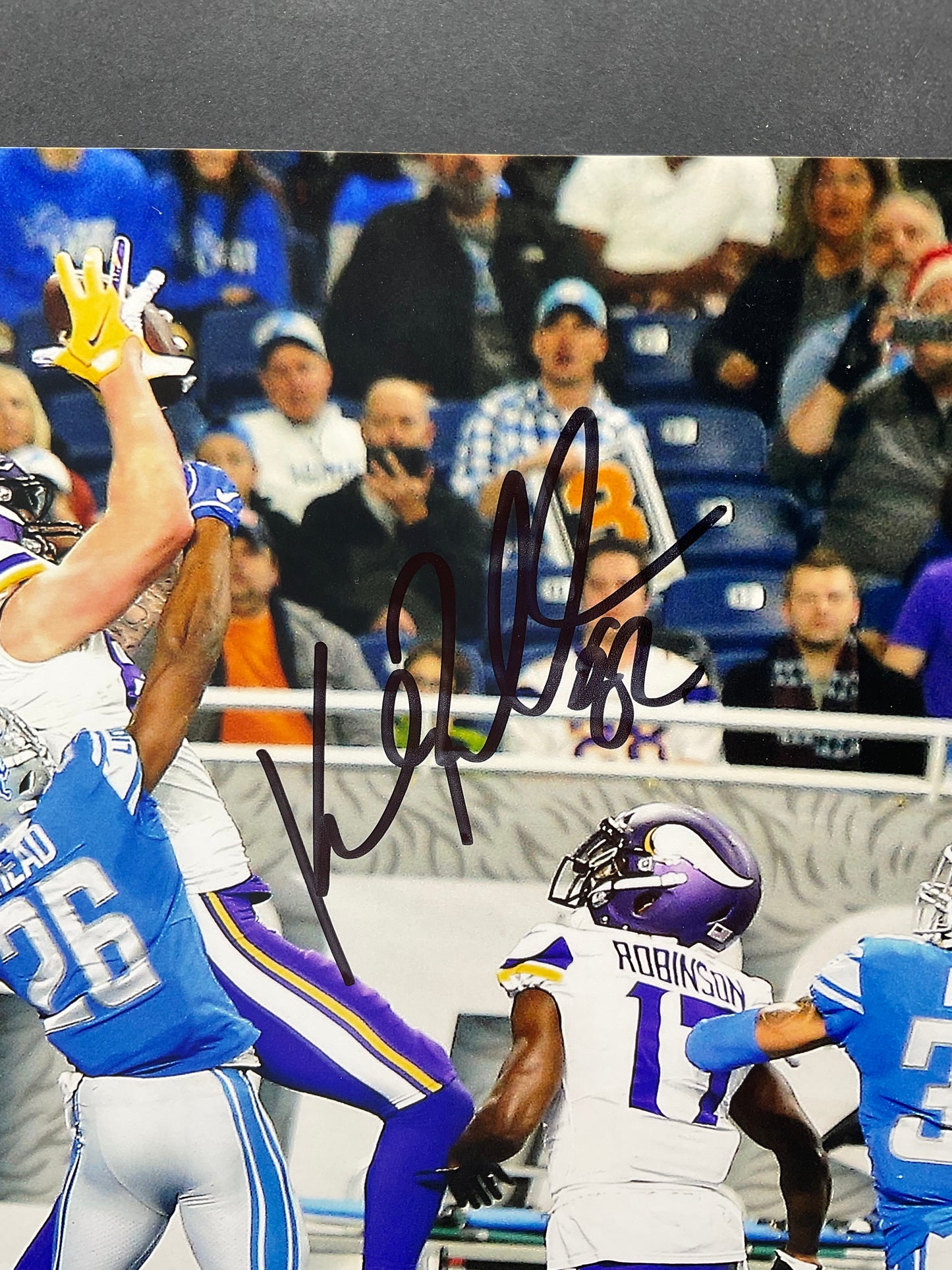 Kyle Rudolph Minnesota Vikings signed photo ACOA NFL
