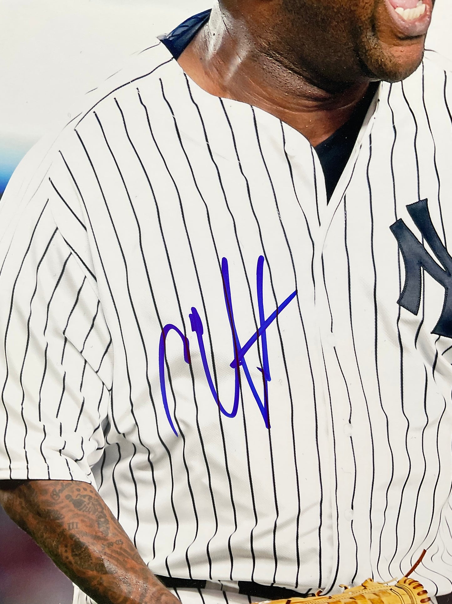 CC Sabathia Yankees signed photo 8x10 ACOA