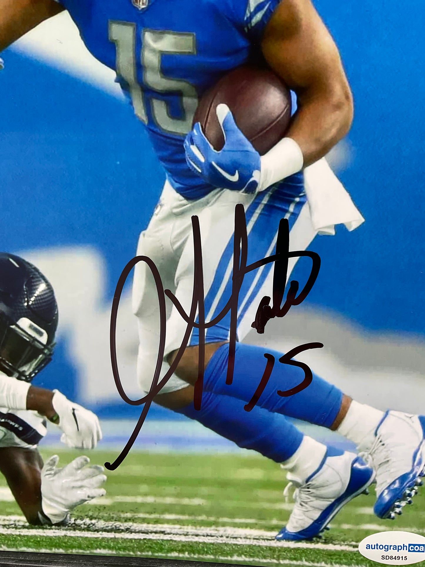 Golden Tate Detroit Lions signed photo 8x10 ACOA NFL