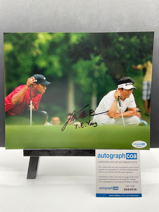 YE Yang PGA Championship signed photo 8x10 ACOA Golf