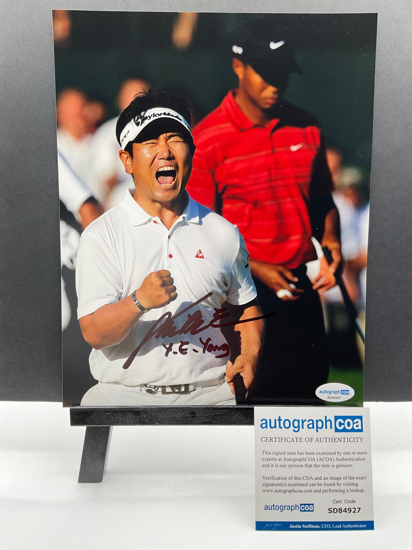 YE Yang PGA Championship signed photo 8x10 ACOA Golf