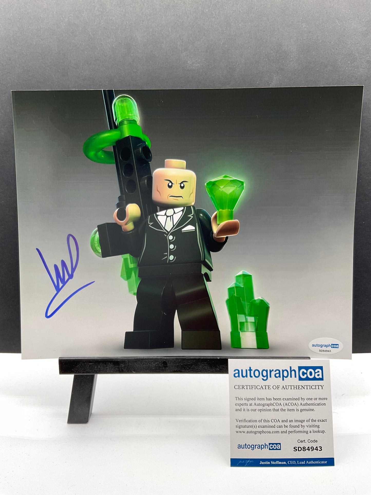 Ike Barinholtz Lego Movie signed photo 8x10 ACOA
